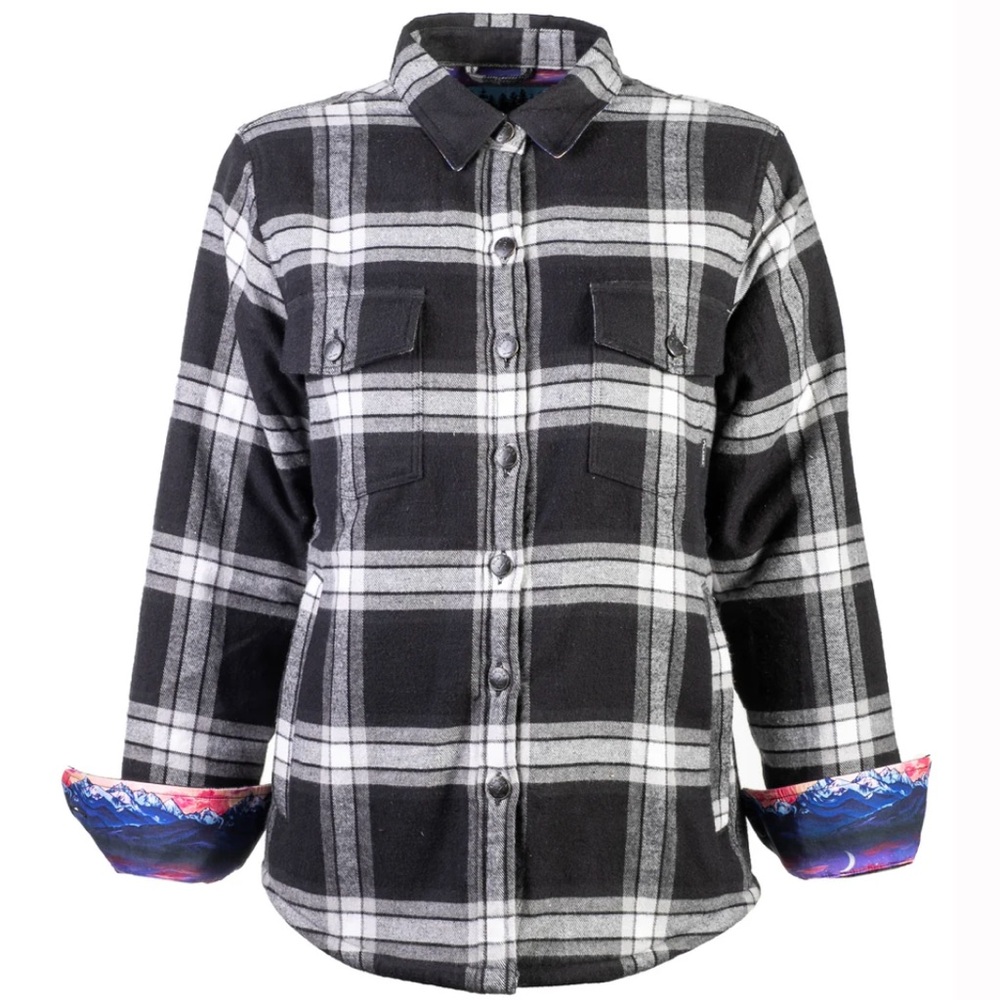 Pladra Sherpa Insulated Flannel Jacket - Rachel Pohl Collab - Small